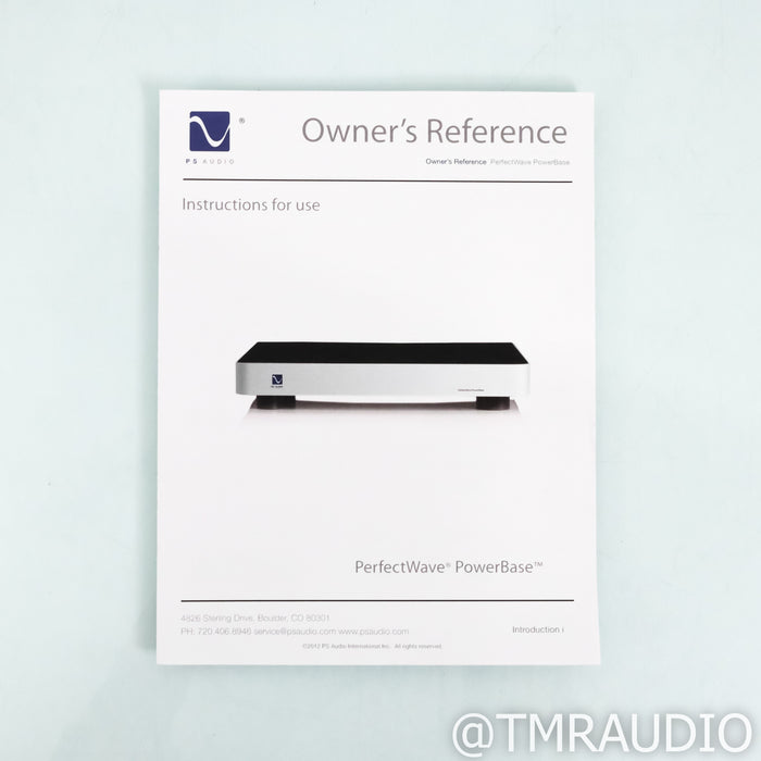 PS Audio Perfectwave PowerBase Isolation Platform & Power Conditioner