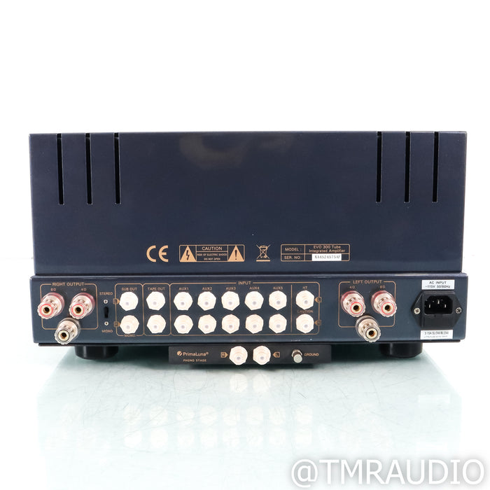 PrimaLuna EVO 300 Stereo Integrated Tube Amplifier; MM Phono Upgrade