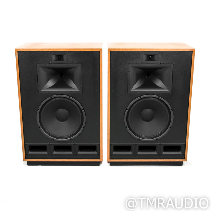 Klipsch Cornwall IV Floorstanding Speakers; Natural Cherry Pair