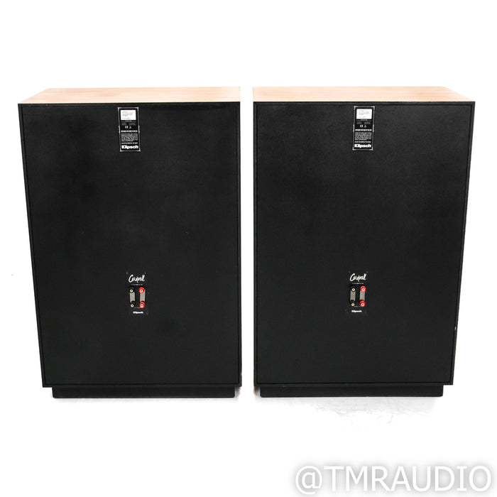 Klipsch Cornwall IV Floorstanding Speakers; Natural Cherry Pair