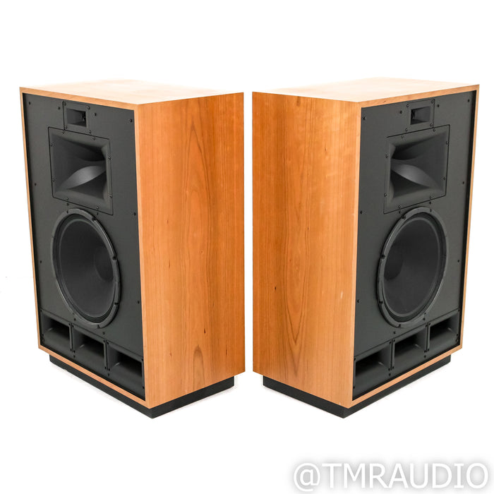 Klipsch Cornwall IV Floorstanding Speakers; Natural Cherry Pair