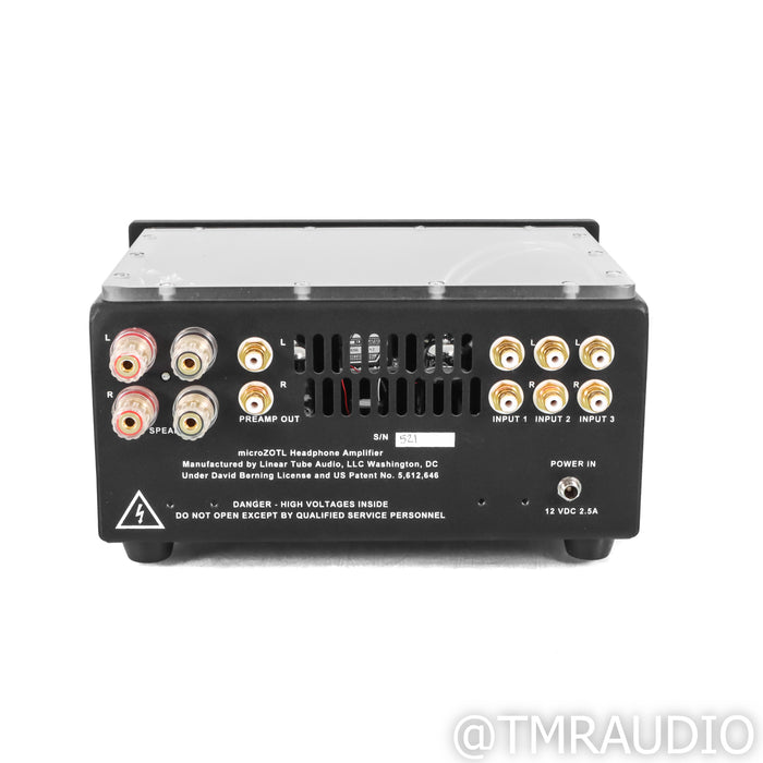 Linear Tube Audio MicroZOTL MZ2 Stereo Tube Integrated Amplifier