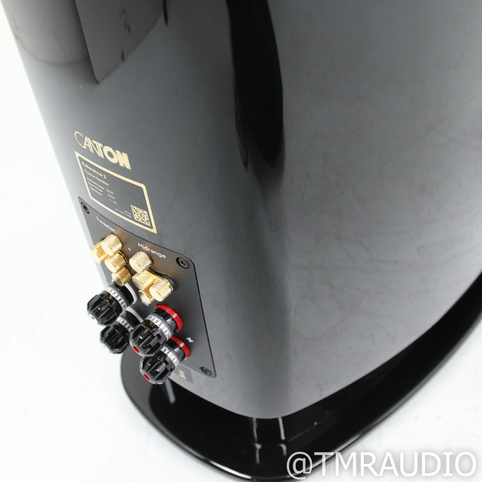 Canton Reference 3 Floorstanding Speakers; Piano Black (Open Box)