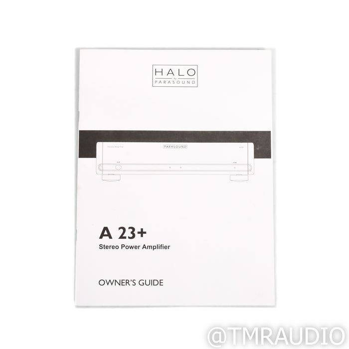 Parasound Halo A 23+ Stereo Power Amplifier