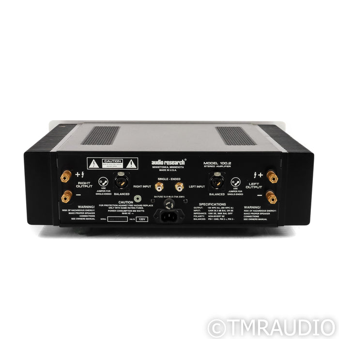 Audio Research Model 100.2 Stereo Power Amplifier