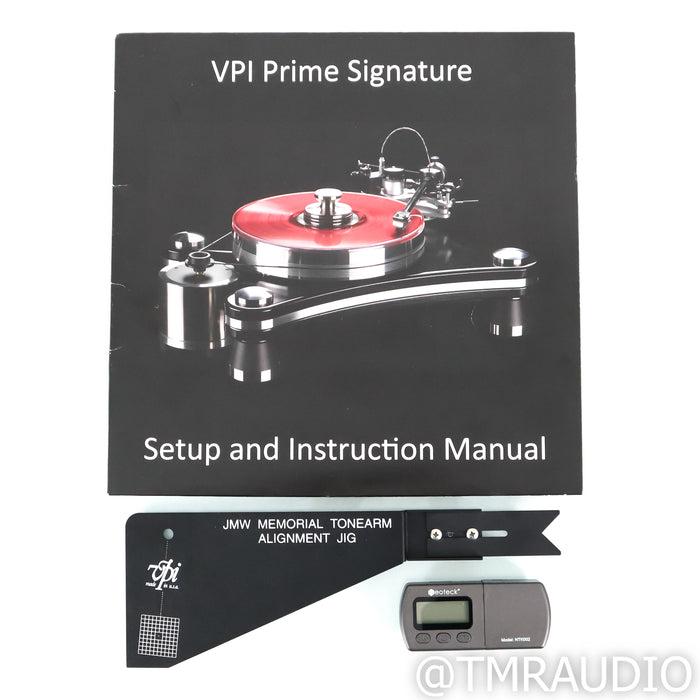 VPI Prime Signature Turntable; JMW 10" tonearm (No cartridge)