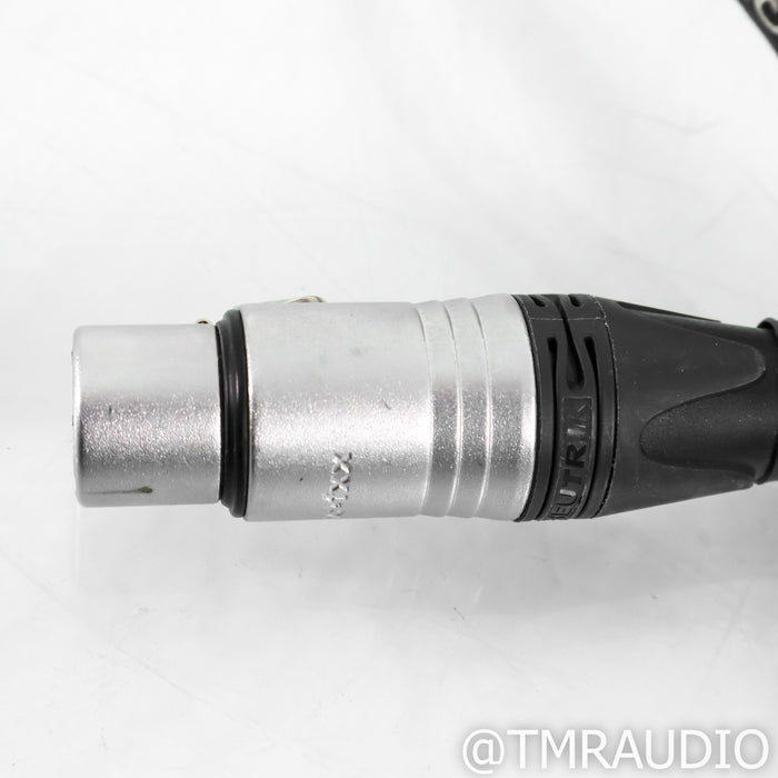 Tellurium Q Ultra Black XLR Cables; 1.5m Pair Balanced Interconnects