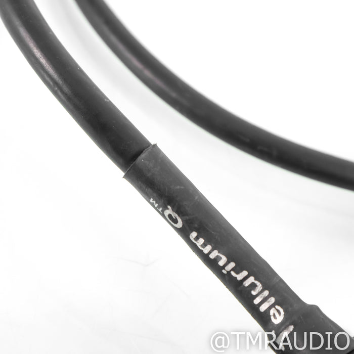 Tellurium Q Ultra Black XLR Cables; 1.5m Pair Balanced Interconnects