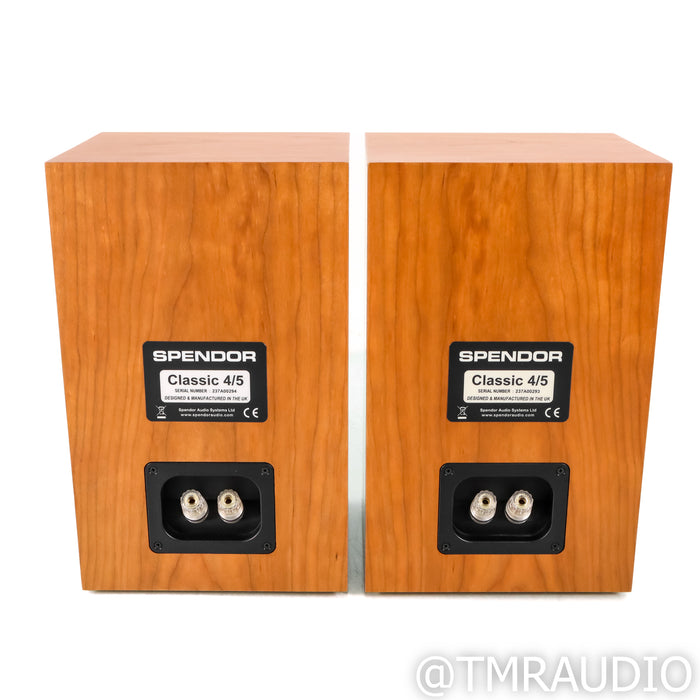 Spendor Classic 4/5 Bookshelf Speakers; Cherry Pair