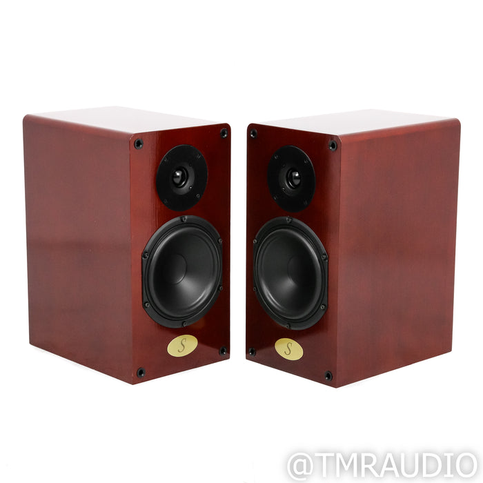 Nola Boxer S3 Bookshelf Speakers; Gloss American Cherry Pair