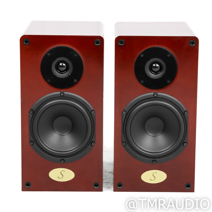 Nola Boxer S3 Bookshelf Speakers; Gloss American Cherry Pair
