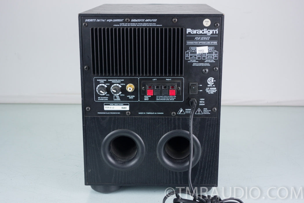 Paradigm PDR-8 V2 8 Inch Powered Subwoofer