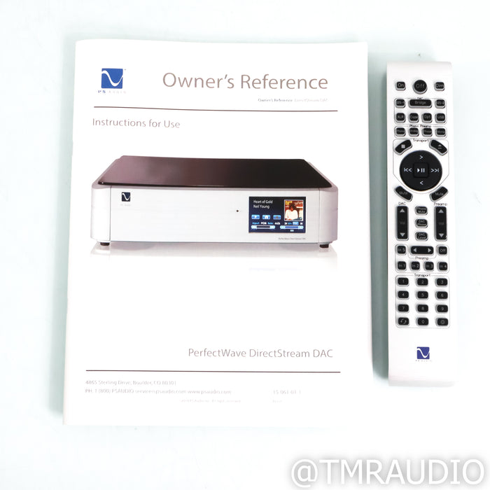 PS Audio PerfectWave DirectStream DAC MK1; D/A Converter with Bridge II