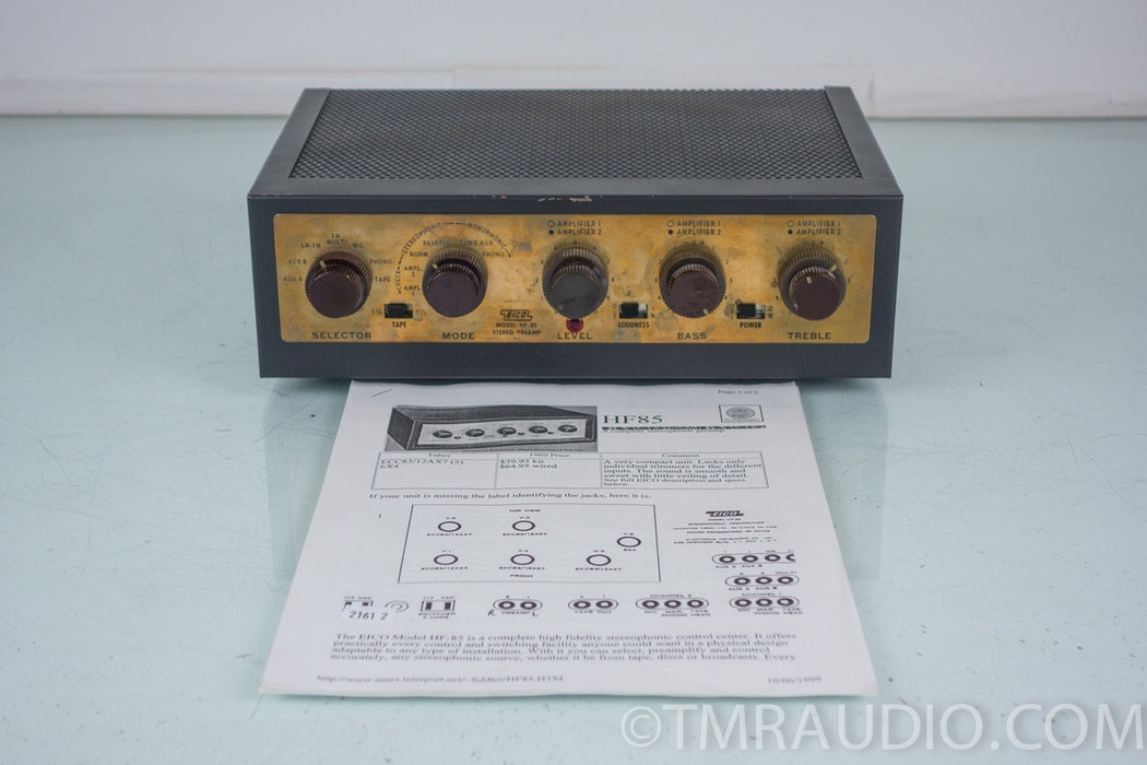 Eico HF-85 Vintage Stereo Preamplifier