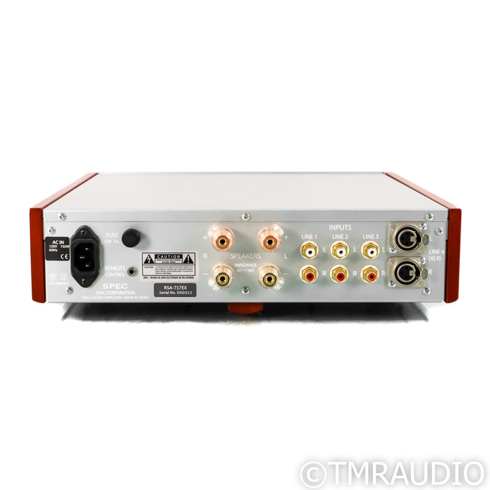 SPEC RSA-717EX Stereo Integrated Amplifier; w/ Mica Capacitor Upgrade