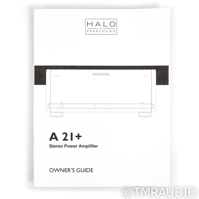 Parasound Halo A 21+ Stereo Power Amplifier