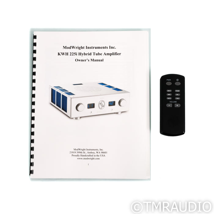 ModWright KWH 225i Stereo Tube Hybrid Integrated Amplifier (New Tubes)