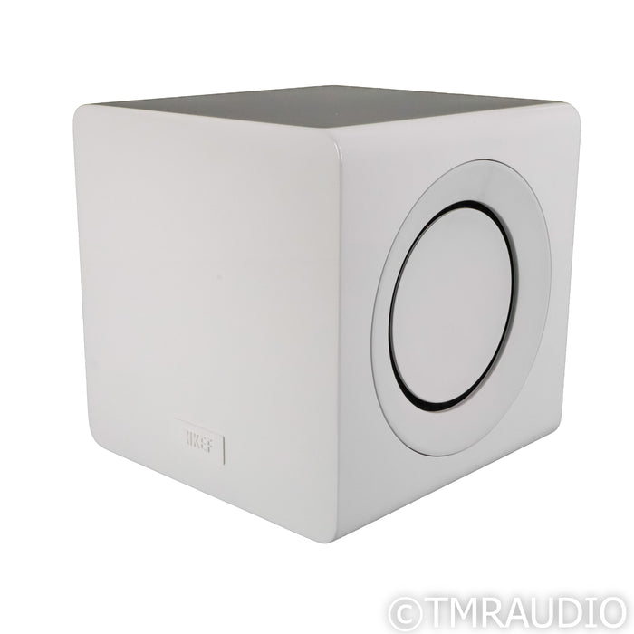 KEF KC92 Dual 9" Powered Subwoofer; White Gloss