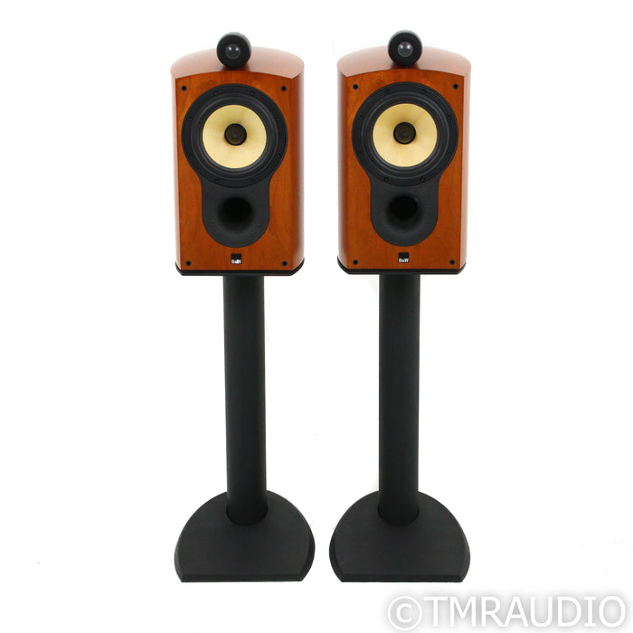 Bowers & Wilkins 805S Bookshelf Speakers; Cherrywood Pair w/ Stands