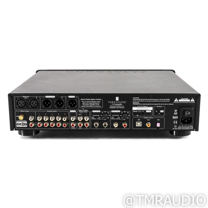 Parasound Halo P5 Stereo Preamplifier; MM  & MC Phono