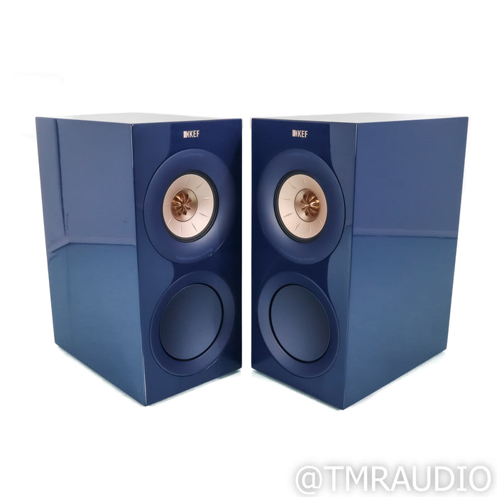 KEF R3 Meta Bookshelf Speakers; Indigo Gloss Pair