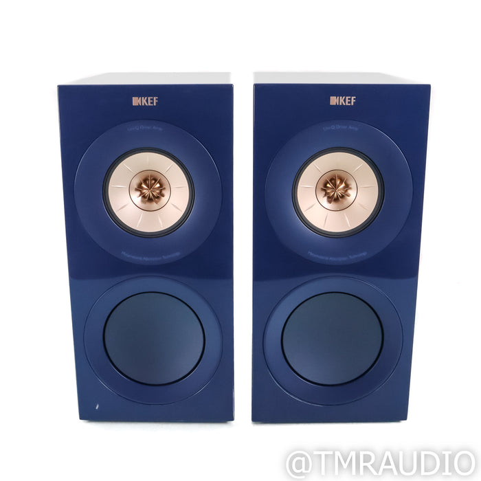 KEF R3 Meta Bookshelf Speakers; Indigo Gloss Pair