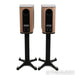 Focal Kanta No. 1 Bookshelf Speakers; Walnut Ivory Pair w/ Stands