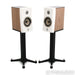 Focal Kanta No. 1 Bookshelf Speakers; Walnut Ivory Pair w/ Stands