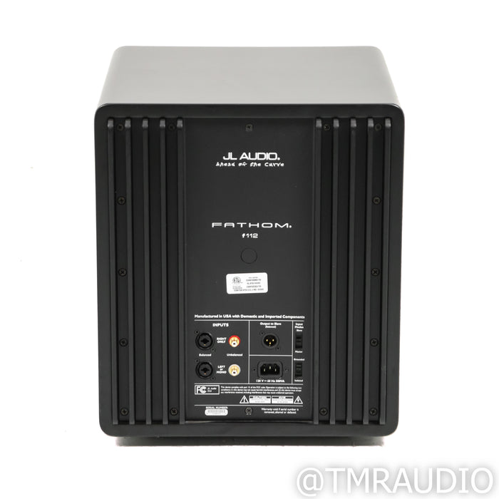 JL Audio Fathom F112 v1 12" Powered Subwoofer; Black