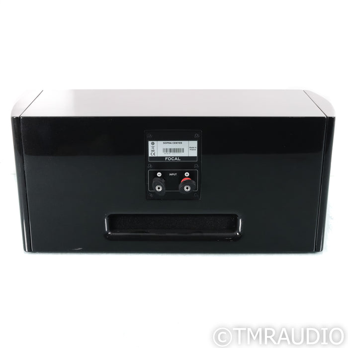 Focal Sopra Center Channel Speaker; Black Lacquer (Used)