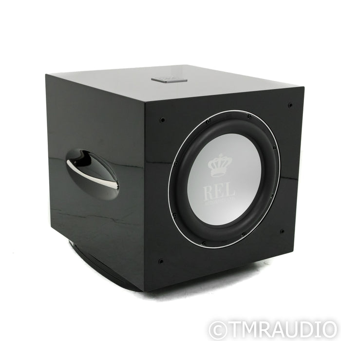 REL Acoustics S/812 12" Powered Subwoofer; Piano Black