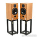 Harbeth HL Compact 7ES-3 XD Bookshelf Speakers; Cherry Pair w/ Ton Trager Stands