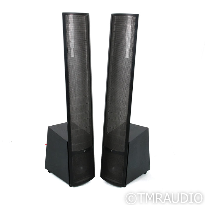 Martin Logan Theos Floorstanding Speakers; Black Ash Pair