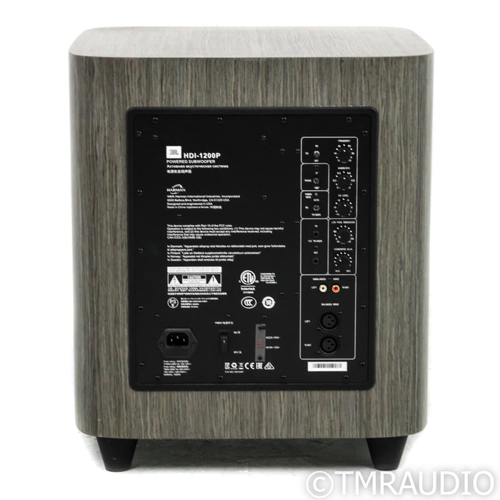 JBL HDI-1200P 12" Subwoofer; Grey Oak
