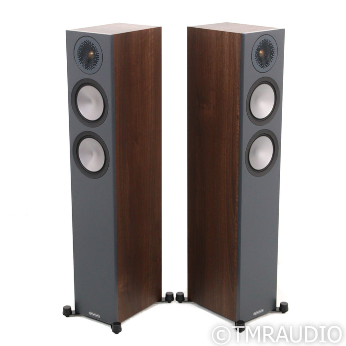 Monitor Audio Bronze 200 6G Floorstanding Speakers; Walnut Pair