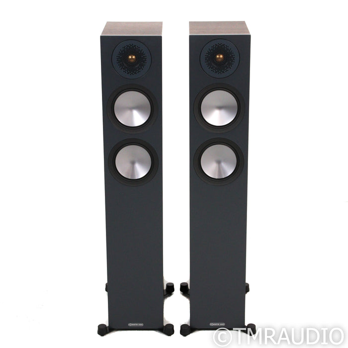 Monitor Audio Bronze 200 6G Floorstanding Speakers; Walnut Pair