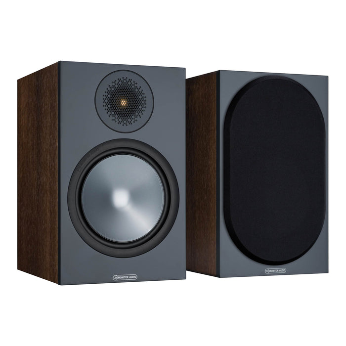 Monitor Audio Bronze 100 Bookshelf Speakers; Walnut Pair (Sealed)