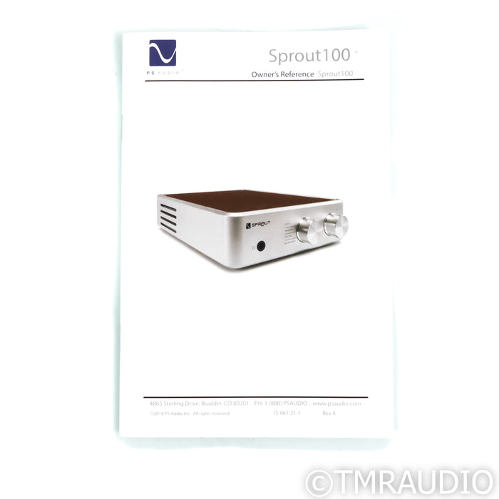 PS Audio Sprout100 Stereo Integrated Amplifier; MM Phono (No Remote)
