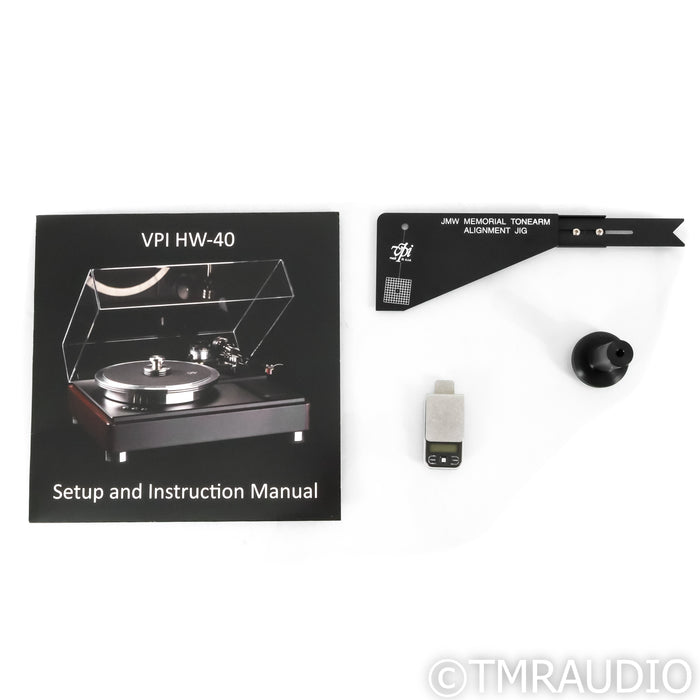 VPI HW-40 Direct Drive Turntable; 40th Anniversary; 12" 3D Gimbal Tonearm (No Cartridge)