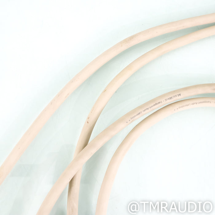 Transparent Audio MusicWave Speaker Cables; 8ft Pair