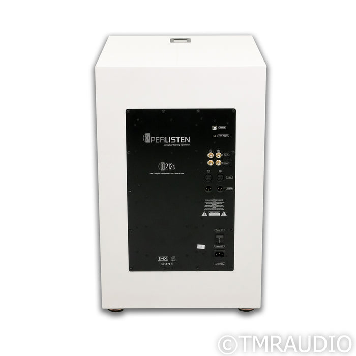Perlisten D212s 12" Powered Subwoofer; White