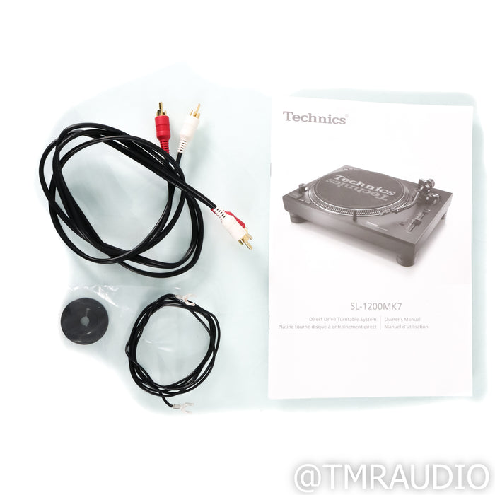 Technics SL-1200 MK7 Direct Drive Turntable with Ortofon 2M Blue MM Cartridge