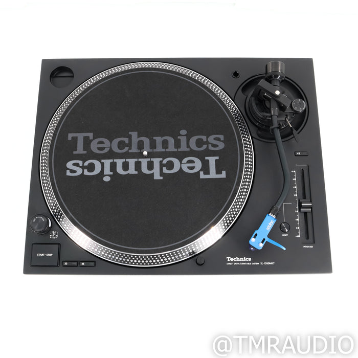 Technics SL-1200 MK7 Direct Drive Turntable with Ortofon 2M Blue MM Cartridge