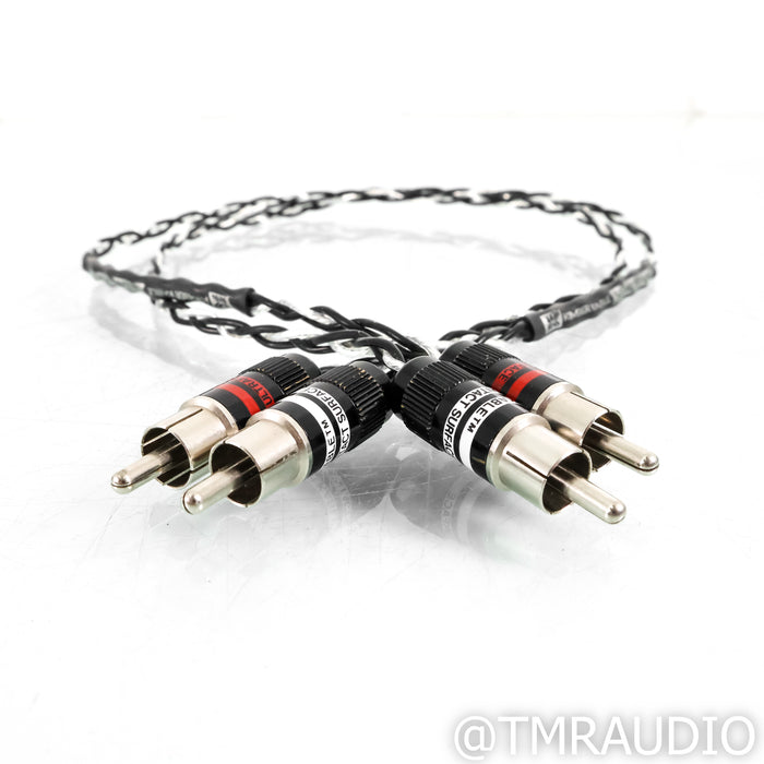 Kimber Kable Silver Streak RCA Cables; 0.5m Pair Interconnects
