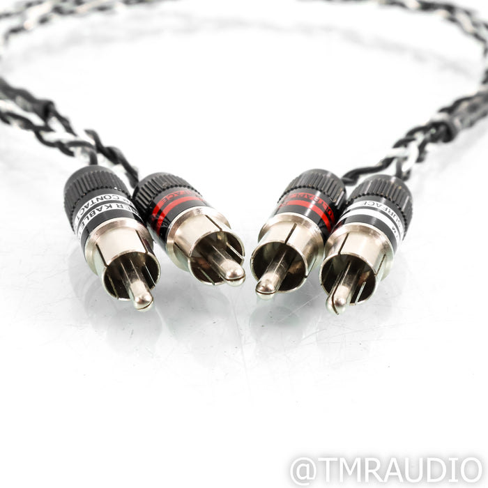 Kimber Kable Silver Streak RCA Cables; 0.5m Pair Interconnects