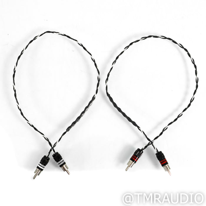 Kimber Kable Silver Streak RCA Cables; 0.5m Pair Interconnects
