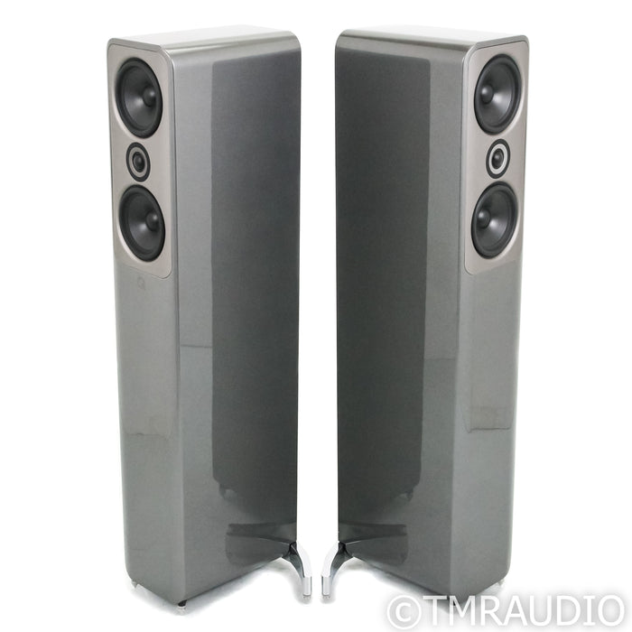 Q Acoustics Concept 50 Floorstanding Speakers; Silver Pair