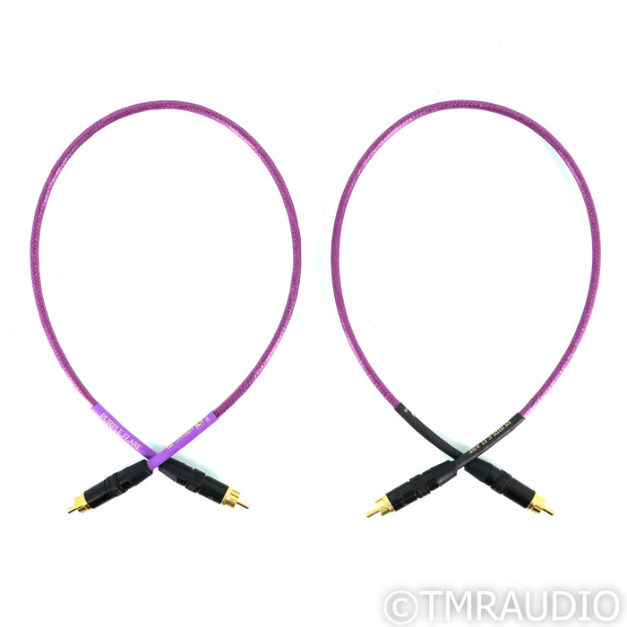 Nordost Purple Flare Leif RCA Cables; 2ft Pair Interconnects