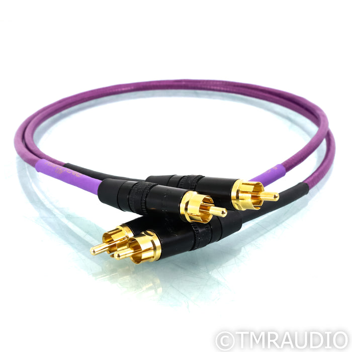 Nordost Purple Flare Leif RCA Cables; 2ft Pair Interconnects