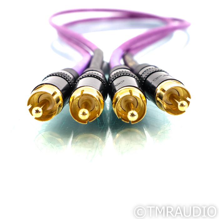 Nordost Purple Flare Leif RCA Cables; 2ft Pair Interconnects